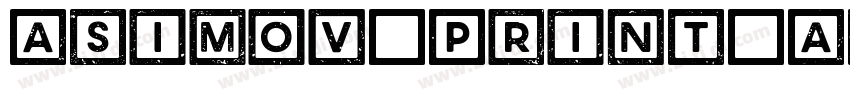 Asimov Print A字体转换 Asimov Print A字体转换